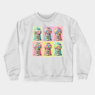 Retro Bubble Gum Machine Crewneck Sweatshirt